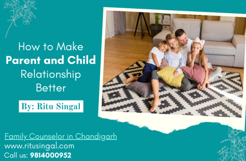 Parent and child relationship is based on how you act with each other, as friends or dictator. Every relationship requires trust and transparency, especially for a parent-children relationship, it requires more. What more?
Here is Ritu Singal the Best Family Counselor in Chandigarh to helps you make a better relationship between parents and children. Visit us at www.ritusingal.com or call us at 9814000952.

#parentchildrenrelationship #parentandchildrelationship #relationshipofparentsandchild #Familycounselor #onlinefamilycounselling