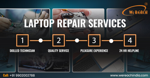 Are you Search in trusted laptop service center in electronic city? Just trust Bangalore’s NO:1  Laptop Service center  “WeReach Infotech” , because,  our service are available in 24*7 and here you can get one-stop solutions for any kinds of problems in your laptop . Call today!

For More Details: Https://Www.Wereachindia.Com/