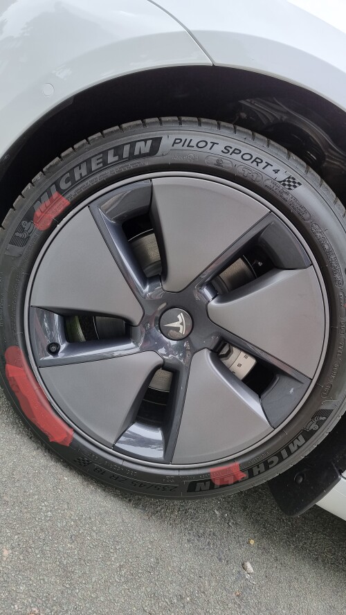 Scuffed my 3 day old Tesla wheel ??