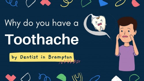 A toothache could be very irritating and painful sometimes while drinking or eating too cold or too hot. Did you know why does it occur and get to know the cure for it. Click here to read more: https://bestdentistinbrampton.wordpress.com/2021/06/23/why-do-you-have-toothache/