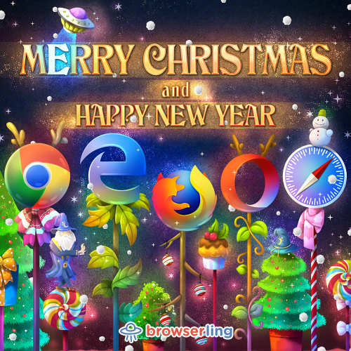 Browserful Christmas and Browserful New Year 2018!

For more Internet browser jokes visit https://comic.browserling.com. New jokes about IE, Edge, Firefox, Safari and Opera every week!