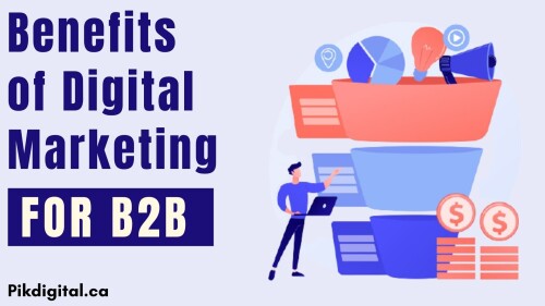 Businesses understand the benefit of B2B Digital Marketing in Toronto for their business. However, companies that have not yet achieved their digital transformation take the risk of losing prospects and customers. 

At the same time, inbound marketing is an integral part of digital marketing and offers enormous business benefits.

Click here to read more: pikdigitalcanada.blogspot.com/2021/07/digital-marketing-benefits-for-b2b.html