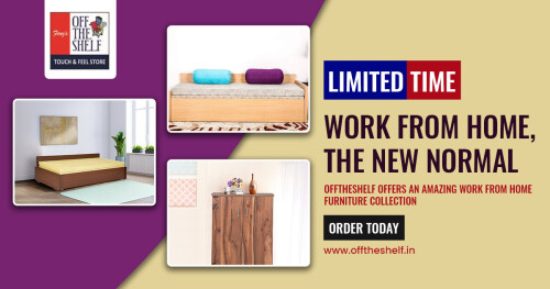 #Offtheshelf Encourages Comfort - Buy Online. Buy Furniture Online @Offtheshelf Mumbai's Online Furniture Store for Home and Office at affordable price. Sleek and Smooth Spring Mattress. Comfortable Furniture. Most stylish & luxury Furniture Sofas, Beds, Wardrobes, and more. Order today!

Call or WhatsApp: +91 9987821618

Order Online: https://offtheshelf.in/