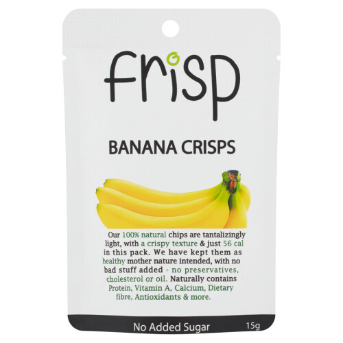 Contact Frisp for Banana Crisps.100% natural ready to eat freeze dried fruit. With the help of Frisp Banana crisp you can make your own recipe. For more information contact us.
Visit :https://frisp.com.au/product/banana-crisps-15g/