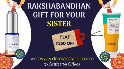 We offer you some friendly and enjoyable Raksha Bandhan 2021 Offer for you to save money. From excellent different types of skincare products for men and women and all skin types. Visit www.dermaessentia.com to grab offers.