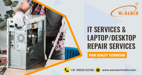 Are you looking for Laptop repair and Service Center in Koramangala, Bangalore? If Yes, then you are in the right place. We are the best in offering laptop repair and service in koramangala at affordable prices! Call Today>> Get our service in 50% offer price.

For More Details: https://www.wereachindia.com/