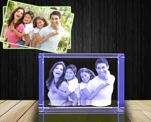 Buy 3D crystal photo in Canada, a great gift for birthdays, Valentine's Day, wedding, anniversary, engagement, Mother’s Day, Father’s Day, graduation, remembrance or memorial.