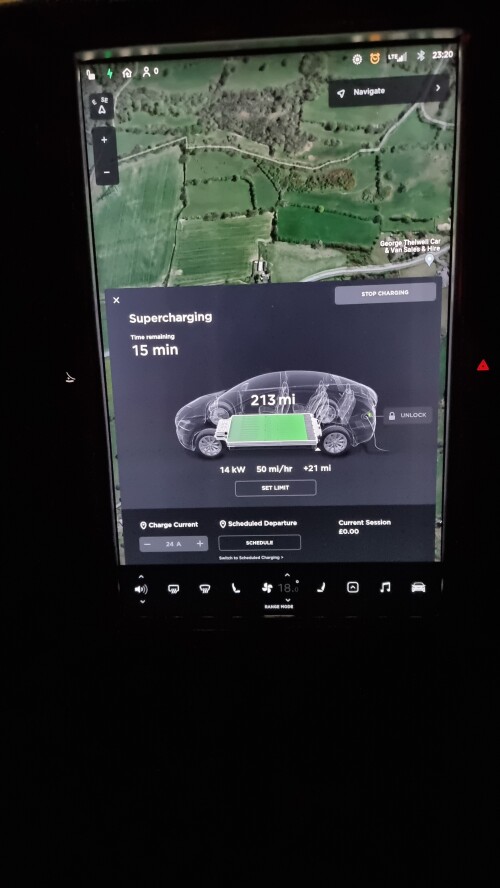 Tesla Model X (2018) 75D Supercharging