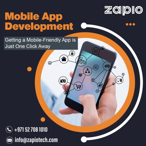 We at Zapio Technologies craft top-notch seamless mobile apps in Dubai and our team of experienced developers and testers make sure you are satisfied with every aspect of the whole project development process; from day one to the day we proudly launch your app.

Visit: https://zapiotech.com/mobile-app-development-dubai.html

Any inquiry, mail us @ info@zapiotech.com
Call on +971 52 7081010