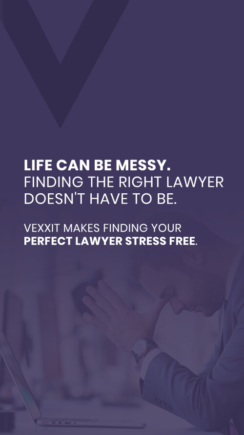 Find a lawyer in Canada for your legal situation is very important. Divorce is not an easy for a husband and wife to decide to end a marriage. Vexxit makes it easy to find professional advisory services. Vexxit is the most affordable way to find a family and divorce lawyer in Canada.

https://vexxit.com/professional-services/lawyer