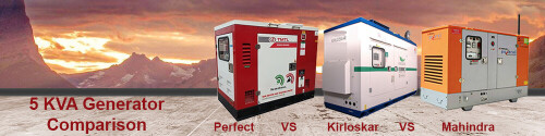 Perfect 5Kva generators are ideal for any major establishments, given that they can manage high-end electronics like LED televisions, air conditioners etc. They are also well suited for small construction sites and mobile workshops. We deal in Kirloskar and Mahindra 5Kva generators which are also easy to handle and displace.