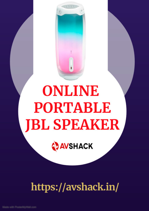 Buy online JBL Speakers online. This festival season get 10% Off on JBL Speakers at AV Shack. AV SHACK offers the online JBL Speaker, floor standing speakers, wireless speakers portable at best discounts.