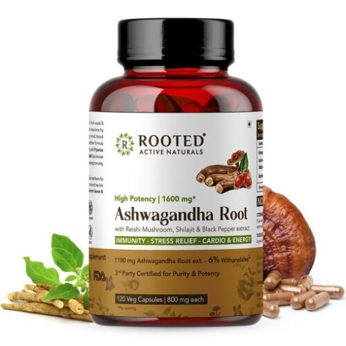 Ashwagandha & Shilajit May Used For A Very Long Time As Natural Body Revitalization And General Wellness Herbs. Black Pepper And Its Active Compound Piperine May Have Potent Antioxidant And Anti-Inflammatory Properties. Visit Our Website: https://www.rootedactives.com/product/high-potency-ashwagandha-root-with-reishi-mushroom/