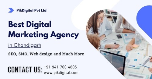 Are you looking for digital marketing services in Tricity Chandigarh? Hire the best Digital Marketing Company, Chandigarh - PikDigital Pvt Ltd; We offer you SEO, SMO, Email marketing, Web design & development services. We have 15 years of industry expertise. So what are you waiting for contact us: www.pikdigital.com