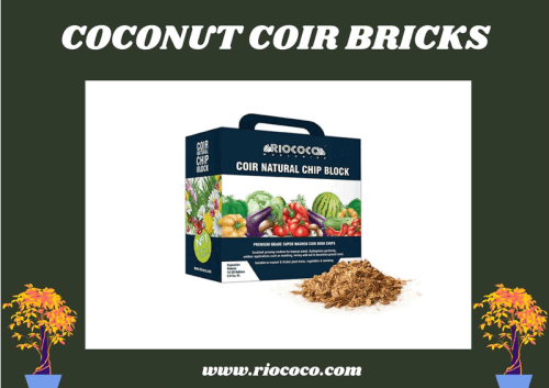 Coconut coir bricks are the coco coir that is shaped as an eco-friendly brick form having a typically low proportion of salt. As excess salt ions like, chlorine and boron can extensively damage the plant roots, it is imperative to procure 100% natural coco coir bricks only from RICOCCO. They use sustainable super-washing techniques for fabricating the coir bricks, removing surplus salt-ions, thereby generating excellent growth for both hydroponically cultivated tropical plants, and also soil-based floricultural methods. Moreover, these reusable coir bricks have anti-fungal properties helping to boost up plant growth, along with better aeration and drainage functionalities. More details please visit https://www.riococo.com/retail/