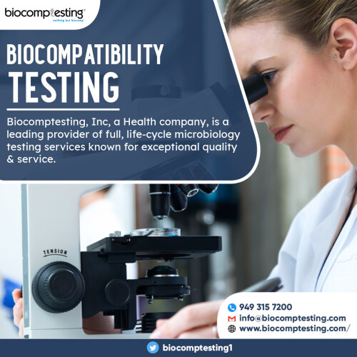 As biologically minded practitioners, we seek to meet all of contemporary dentistry's goals while remaining environmentally conscious. Biocompatibility testing for medical devices is performed to determine a product's compatibility with a biological system. Contact us now!
http://www.biocomptesting.com/