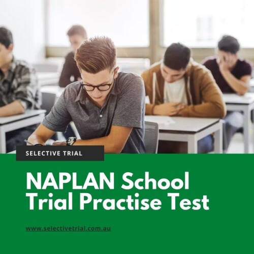 Literacy and Numeracy (NAPLAN) is a yearly assessment for students in Years 3, 5, 7 and 9 for all schools in Australia. The Australian Curriculum, Assessment and Reporting Authority (ACARA) are responsible for planning and developing the Australian National Assessment Program, including NAPLAN. NAPLAN test indicates how students perform compared to other students and schools around the country and what areas they could be improving in. Contact for NAPLAN Sample Tests.

https://selectivetrial.com.au/naplan/