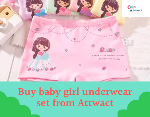 Buy baby girl underwear set from Attwact