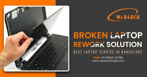 Laptop repair with fast turnaround & quality repair service guaranteed. One stop repair solution for all branded computer / Laptops.  Well trained technicians. Give us a chance to serve you better.

Fix your PC, Call at +91 - 99020 02788

Visit Our Site: https://www.wereachindia.com/