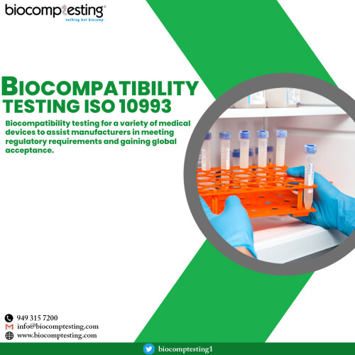 Our professionals not only conduct the highest-quality testing, but they also contribute to the development of the standards that define these programmes. We understand the implications of each medical practice and how specialised services might assist. Our skilled personnel are trained in the design and execution of biocompatibility testing for a variety of industries.
http://www.biocomptesting.com/