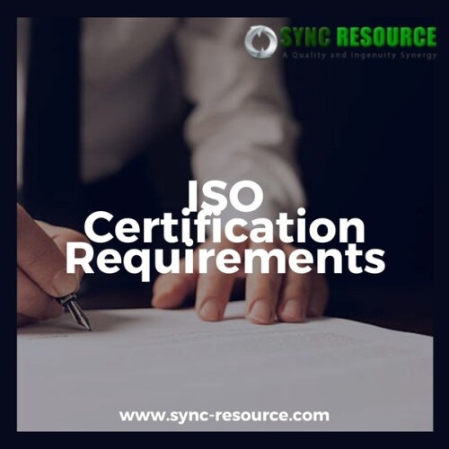 ISO 9001 is proven and tested quality management system that has been declared successful in almost every type of business. Consider Sync Resources in your assistance to get you ISO 9001 certification and to help in maintaining the ISO 9001 certification requirements. Book A Call With Expert.

https://www.sync-resource.com/blog/iso-9001-certification-requirements/