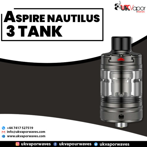 The Aspire Nautilus 3 vape tank is an easy-to-use option that supports MTL (Mouth To Lung) vaping. This vaping style feels closer to a cigarette and makes this tank a good option for first-time switchers. It has a 2ml capacity and an adjustable airflow, so you can set your vape just right. The 510 connection and wide range of compatible coils means you can pair it with a huge selection of vape mods too.
https://ukvaporwaves.com/aspire-nautilus-3-tank-100-authentic-2ml-vape-tank-direct-from-aspire-3-colours.html