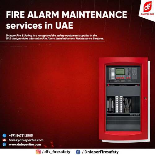 Dnieper Fire & Safety is a recognized fire safety equipment supplier in the UAE, provides affordable Fire Alarm Installation and Maintenance Services. Call at +971 54731 2505 right now.

https://www.dnieperfire.com/fire-detection-systems