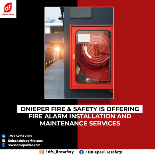 Dnieper Fire & Safety is one of the most reputable fire safety equipment suppliers in the UAE, offering Fire Alarm Installation and Maintenance Services at competitive rates. Call us now for any enquiry!

https://www.dnieperfire.com/fire-detection-systems