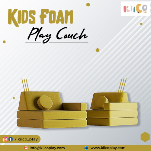 KiiCo Play sells a Kids Foam Play Couch that is both inexpensive and comfortable for children. Our convertible kids furniture line provides multipurpose seating, bedding, and ottomans for a stylish.
https://kiicoplay.com/products/colorful-playing-couch