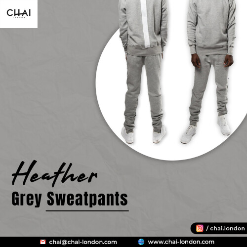 At Chai-london.com, you can get the most up-to-date heather grey sweatpants. Discover the most up-to-date trends and must-haves for any occasion. Shop online with us now!
https://chai-london.com/collections/sweatpants-1