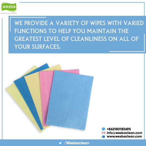 We provide a variety of wipes with varied functions to help you maintain the greatest level of cleanliness on all of your surfaces while adhering to food safety regulations. Contact us now!

http://www.wesbaclean.com/wipe-product/food-service-wipes/