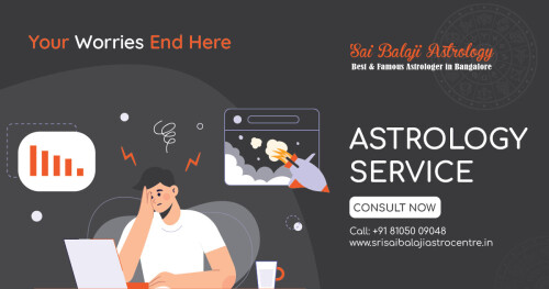 Srisaibalaji Astrocentre is a well-known astrologer in Bangalore, we offer the best solutions to the customer's problems. We have 25+ years of experience and give solutions to more than 50k people. Srisaibalaji expert in astrology knowledge and skills. He helps customers everywhere in the world related to astrology by offering astrology gaudiness. 100% curate predictions, you contact him for any kind of problems to get immediate solutions at an affordable price.

Visit us: http://www.srisaibalajiastrocentre.in/