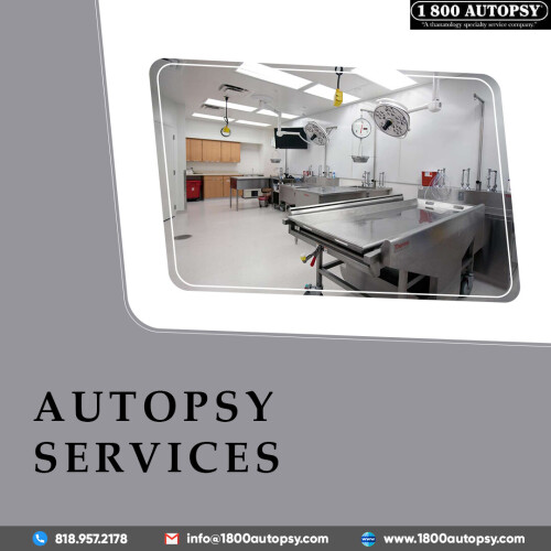 We are a private, independent autopsy service provider company based in the United States. We are dedicated to providing you with great, individualised service and are board-certified pathologists and their dedicated team of technicians and administrative employees.
https://www.1800autopsy.com/