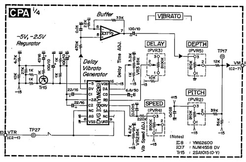 SK15 Vibrato schema