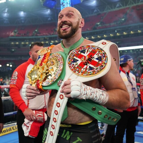 Title: Tyson Fury beats Dillian Whyte to retain WBC world title!! 

Tyson Fury retained his WBC world heavyweight title by stopping Dillian Whyte brutally and clinically near the end of the sixth round on Saturday night at Wembley Stadium. After a cagey and often ugly bout, which Fury controlled even though both fighters were warned by the referee for some roughhouse brawling, the champion brought the fight to a shuddering conclusion.