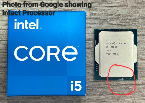 Intel i5 12400 Processor. 6 core.