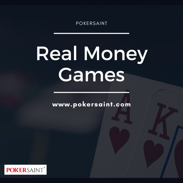 Real money games are games where players actually fake playing for real money. Instead of money they have fake chips that are used to stimulate a real money poker games. The top purpose of these games is entertainment, but there is also an ulterior purpose, and that is initiating beginners in the world of internet poker.Download now.

https://www.pokersaint.com/