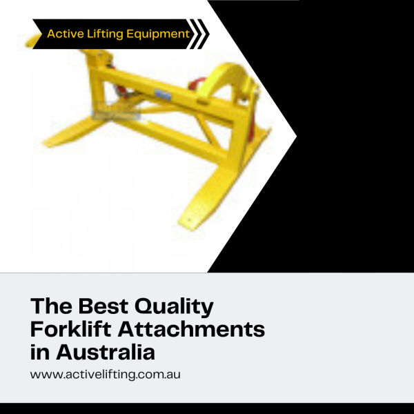 Forklift attachments provides increased productivity on the job site. It has own unique advantages and considerations that need to be considered before deciding which one is most suitable for specific application.  Visit us at : 
https://www.activelifting.com.au/material-handling/forklift-attachments