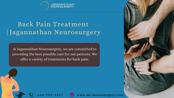 Back Pain and other spine conditions are treated comprehensively at Jagannathan Neurosurgery. Our expert team provides advanced, minimally invasive treatments that are tailored to each patient. We are here to help you manage and get through your pain, from diagnosis to recovery. Get in touch for more info.https://mi-neurosurgery.com