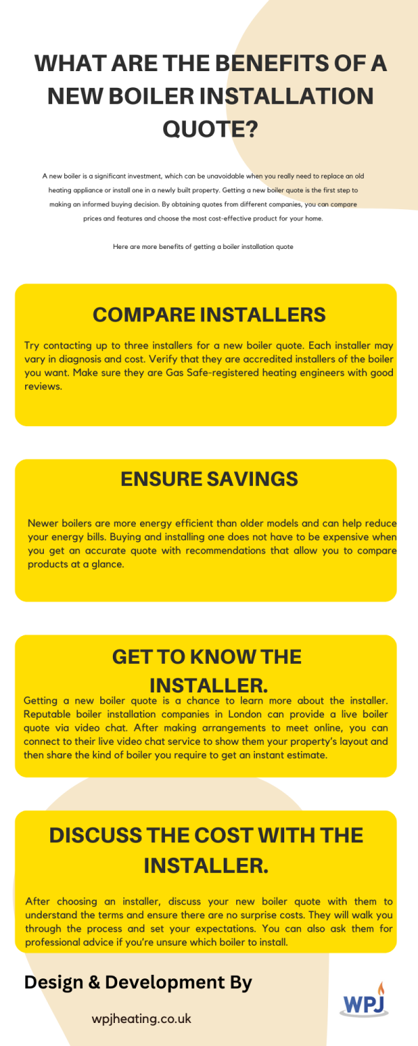 What Are the Benefits of a New Boiler Installation Quote