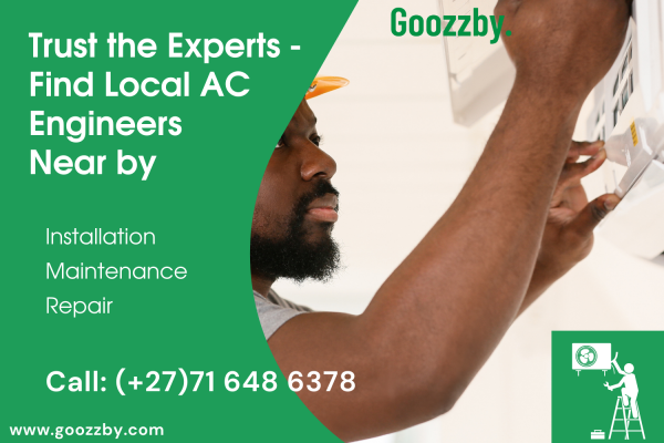 "If you're looking for top-notch AC repair services in South Africa, look no further than Goozzby! Our online service marketplace connects you with local air conditioning engineers who are experts in their field and ready to help you stay cool and comfortable all year round.
With Goozzby, you don't have to waste time and energy searching for a reliable AC repair service. Simply browse our platform, select the engineer that best fits your needs and budget, and book their services online. Our platform offers transparent pricing, customer reviews, and 24/7 support, so you can have peace of mind knowing that you're getting the best service possible.
So why wait? Keep your home or office cool and comfortable with the help of Goozzby's trusted AC repair services in South Africa. https://www.goozzby.com/air-conditioning/
"