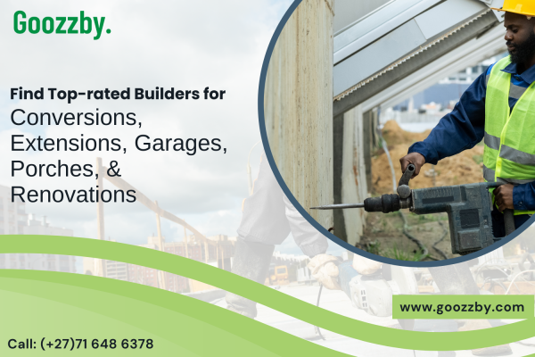 Goozzby is an online service marketplace that connects homeowners with top-rated builders for all their home renovation needs. Our platform makes it easy to find the right builder for your needs. Simply browse our selection of service providers, read customer reviews, and choose the builder that best meets your needs and budget. You can even request a quote online, so you know exactly what to expect before any work begins.
At Goozzby, we believe that every homeowner deserves access to quality building services at an affordable price. That's why we work with trusted professionals who offer competitive pricing without sacrificing quality. Whether you're looking to add value to your home or simply improve your living space, our local builders are here to help you every step of the way.
Let Goozzby connect you with the best builders in Gauteng today, and transform your home into the space you've always dreamed of. https://www.goozzby.com/builder/limpopo/ 
"