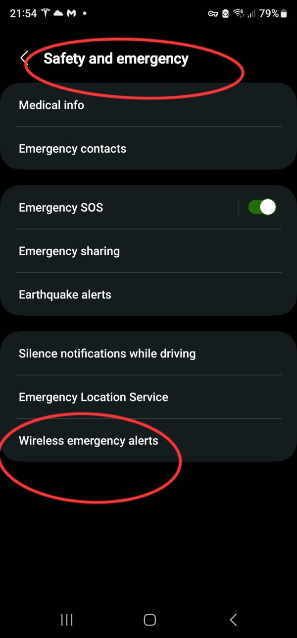 UK Emergency alert Test - How to disable on samsung/android phone.

1. Goto Settings on your phone and to Safety & Emergency (or search for it using search fun tion in settings).
2. Click on Wirless Emergency Alerts ⚠️ 

..see STEP 2 image 


1/2