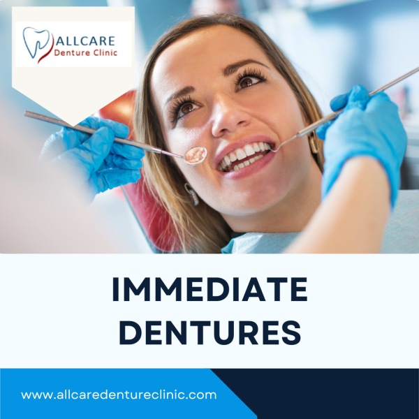 We are a family-run dental clinic offering bespoke denture services, including Immediate dentures and implant retainers in Abbotsford. Our experienced practitioners understand the importance of having a healthy and confident smile, which is why we strive to provide the highest quality craftsmanship for our clients. What sets us apart is our dedication to providing personalized treatment options tailored to individuals’ unique needs—our goal is to get you back smiling as soon as possible! For more information about our services or how we can help you, please reach out today. We look forward to helping you on your journey towards restoring your beautiful smile!

For more info:-https://www.allcaredentureclinic.com/immediate-dentures-and-partials/