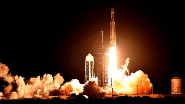 SPACE

SpaceX Falcon Heavy launches powerful ViaSat internet relay satellite . . .

After multiple delays for weather and technical issues, SpaceX finally launched a Falcon Heavy rocket Sunday carrying a competitor's internet satellite, the first of three next-generation data relay stations capable of terabyte-per-second performance.

After a final hour-long delay because of gusty winds, SpaceX's most powerful operational rocket flashed to life at 8:26 p.m. EDT and climbed away from historic pad 39A at the Kennedy Space Center atop more than 5 million pounds of thrust.

Powered by 27 Merlin engines in three strapped-together Falcon 9 first stage boosters, the Falcon Heavy quickly accelerated as it consumed its kerosene and liquid oxygen propellants and lost weight. After initially climbing straight up, the rocket arced over on an easterly trajectory, putting on a spectacular early-evening show for area residents and tourists.

SpaceX normally recovers first stage boosters for refurbishment and reuse, but all of the available propellant was needed Sunday to boost the 13,000-pound ViaSat-3 satellite into its planned orbit.

As a result, all three core stages were discarded to fall into the ocean more than 50 miles below after pushing the rocket out of the lower atmosphere.

The single engine powering the Falcon Heavy's upper stage shut down eight minutes after launch, putting the vehicle in an initial parking orbit. Two more firings were planned over the next three hours and 44 minutes to get the satellite into the planned geosynchronous orbit 22,300 miles above the equator.

src
: https://www.cbsnews.com/news/spacex-falcon-heavy-launches-powerful-viasat-internet-relay-satellite/