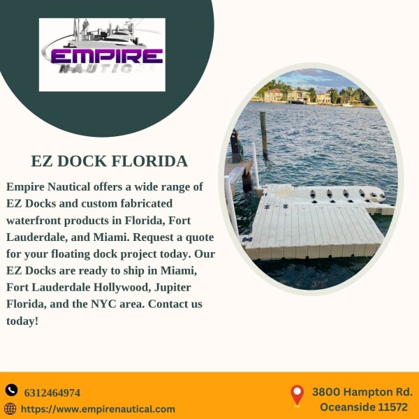 Are you searching for affordable boats dock for sale in Miami, Fort Lauderdale Hollywood, Jupiter Florida? Empire Nautical team providing custom-built solutions for your floating dock project. Request a quote now!

https://empirenautical.com/docks/