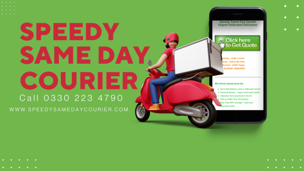 The best way is to search for the Same Day Bike Courier London where van drivers or motorbike riders are ready to collect parcel from your given address and deliver it on same day to your given address. They provide you with a tracking number to know about the exact location of the courier service provider and get the right solutions. 

Speedy Same Day Courier	
Head Office: 68-77 Hatton Garden, London, ECIN 8JY, United Kingdom
Phone : +441172141160, +443302234790 
Email : sales@speedyuk.co.uk
Website : https://speedysamedaycourier.com/locations/same-day-courier-london/