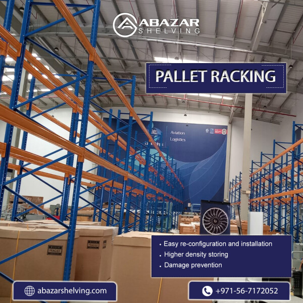 At Abazar Shelving, we offer high-quality pallet racking for sale at an affordable price. Our products are built to last and can be used in any industry. We also provide a variety of sizes and styles to suit your specific needs. We are committed to providing our customers with the best customer service possible. https://www.abazarshelving.com/racking-shelving-solutions/