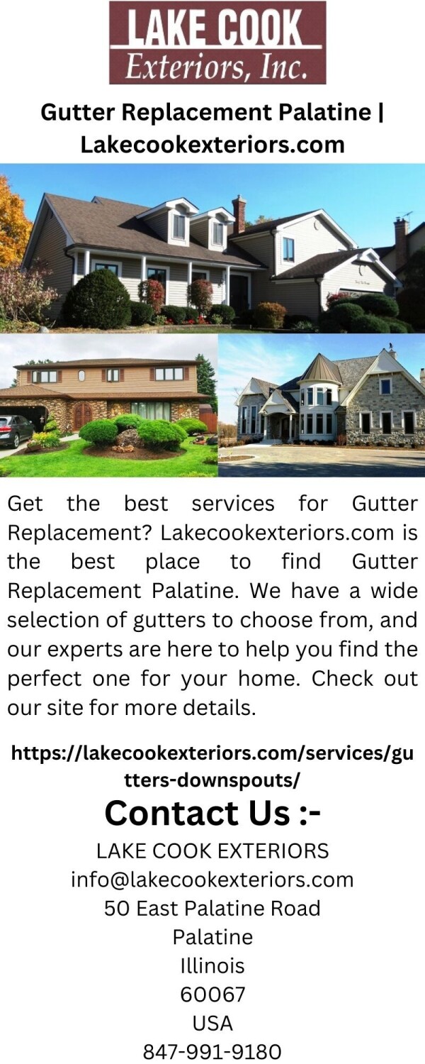 Gutter Replacement Palatine Lakecookexteriors.com (1)