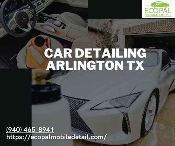 We’ve been perfecting our eco-friendly Car Detailing services for 10 years & use only the best mobile car wash products on the market. Everything from our soap, wax, and polish, to tire shine is top-notch. We are Fully Licensed & Insured and our attention to detail on each full service car detailing is something we pride ourselves on. Call or Email us to schedule your Arlington Car Detailing Service today.

https://ecopalmobiledetail.com/arlington-tx/